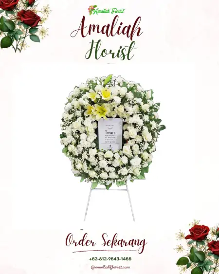 Krans Bunga Duka Talete Dua